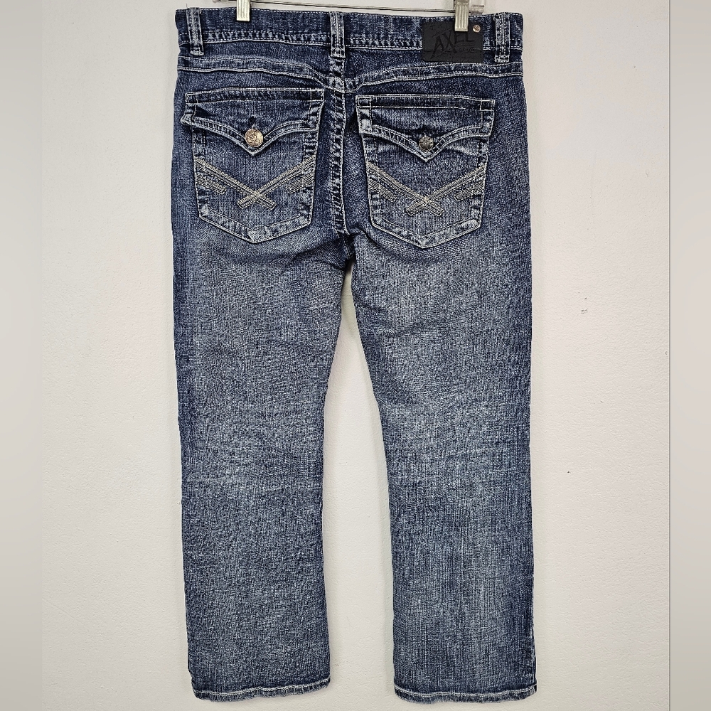 Axel Jeans Mens Vintage Boot 34x31 Medium Wash Blue Denim Bootcut - Picture 7 of 12